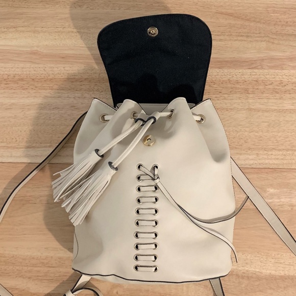 Cream Backpack - Picture 5 of 6